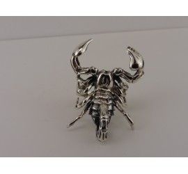 Zilveren ring Schorpioen