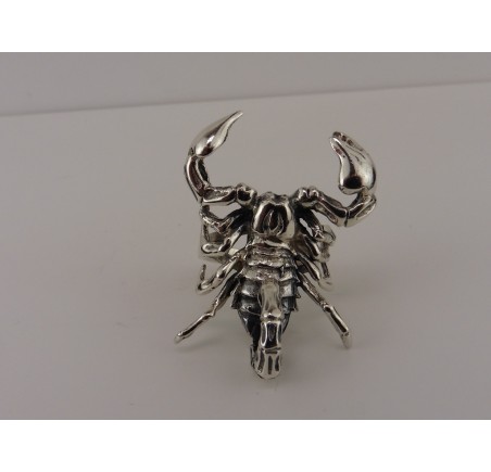 Zilveren ring Schorpioen