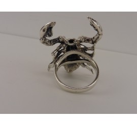 Zilveren ring Schorpioen
