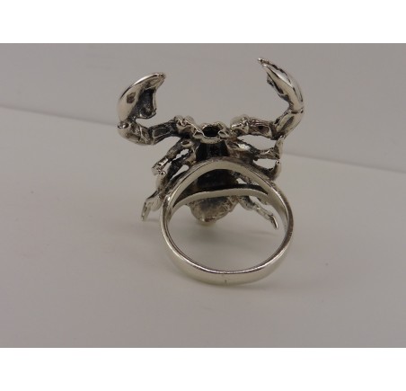 Zilveren ring Schorpioen