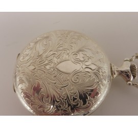 Monté zilveren zakhorloge