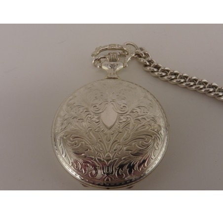 Monté zilveren zakhorloge