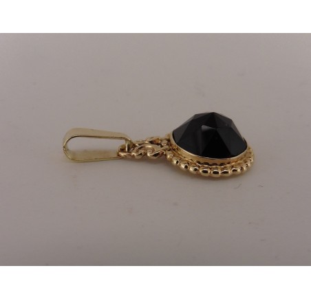 Gouden hanger met granaat