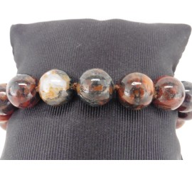 Jaspis armband met gouden slot