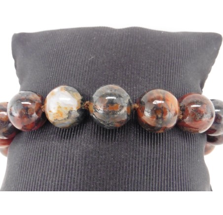 Jaspis armband met gouden slot
