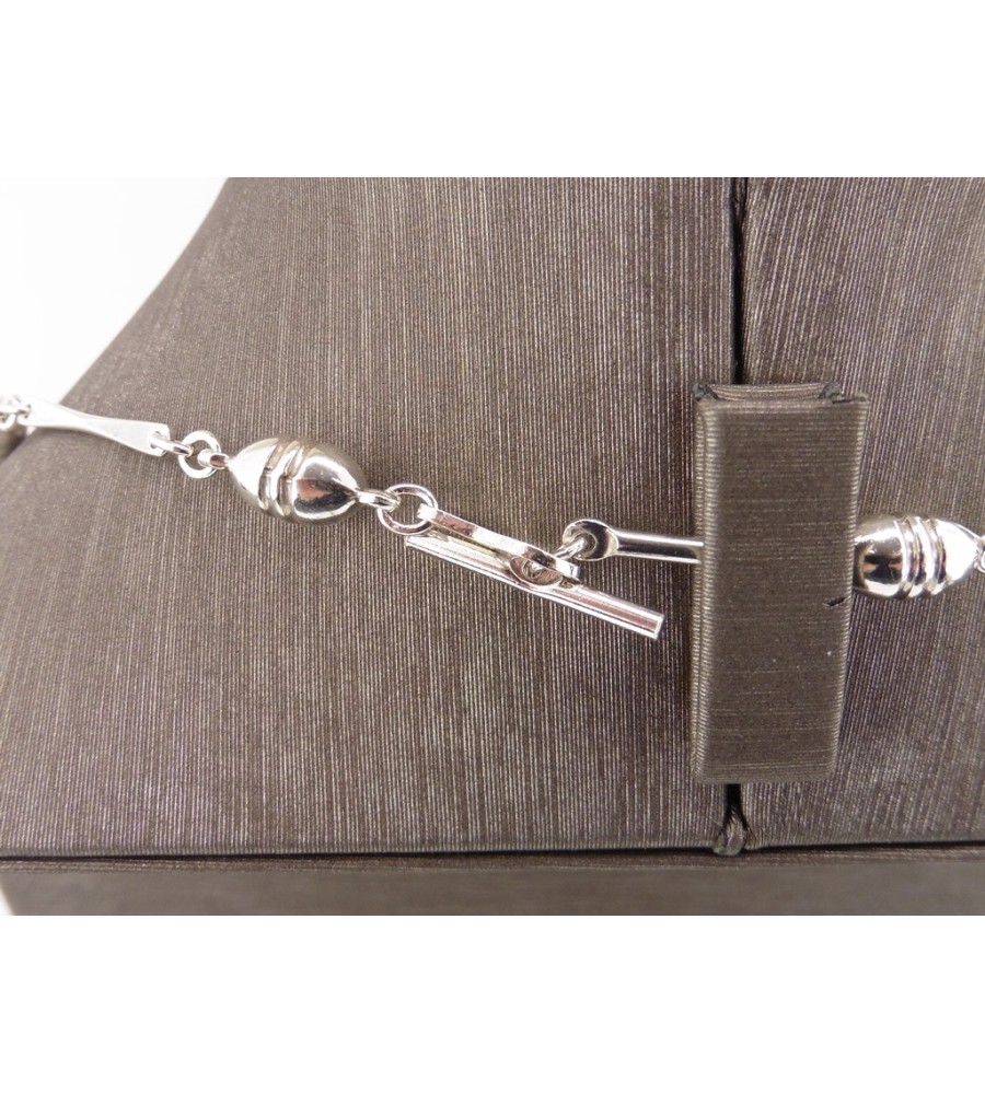 Zilveren chanel collier