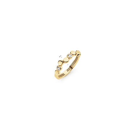 Gouden damesring met zirkonia  214.0102