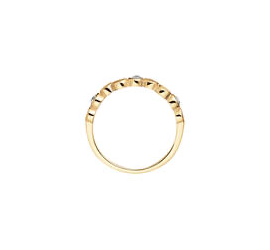 Gouden damesring met zirkonia  214.0102