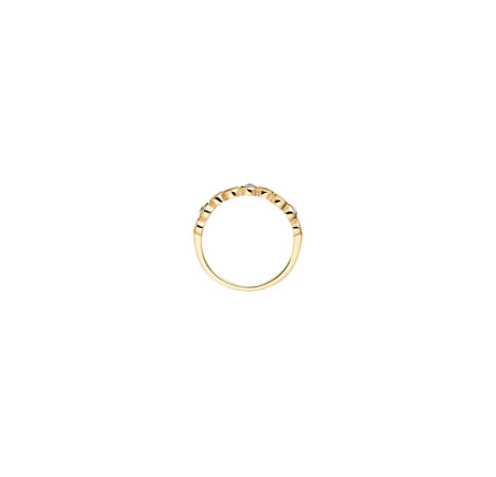 Gouden damesring met zirkonia  214.0102