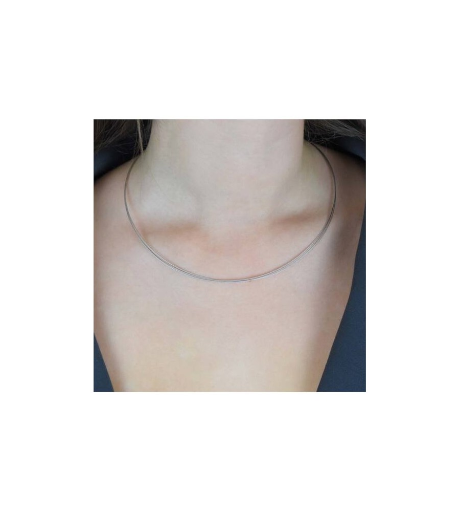Boccia collier draadspang
