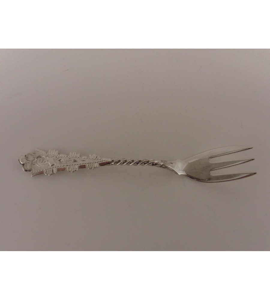 6 zilveren vorkjes Hanekam