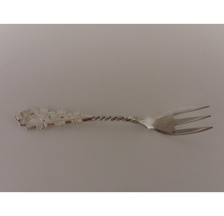 6 zilveren vorkjes Hanekam