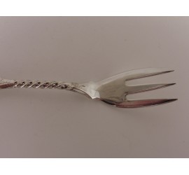 6 zilveren vorkjes Hanekam