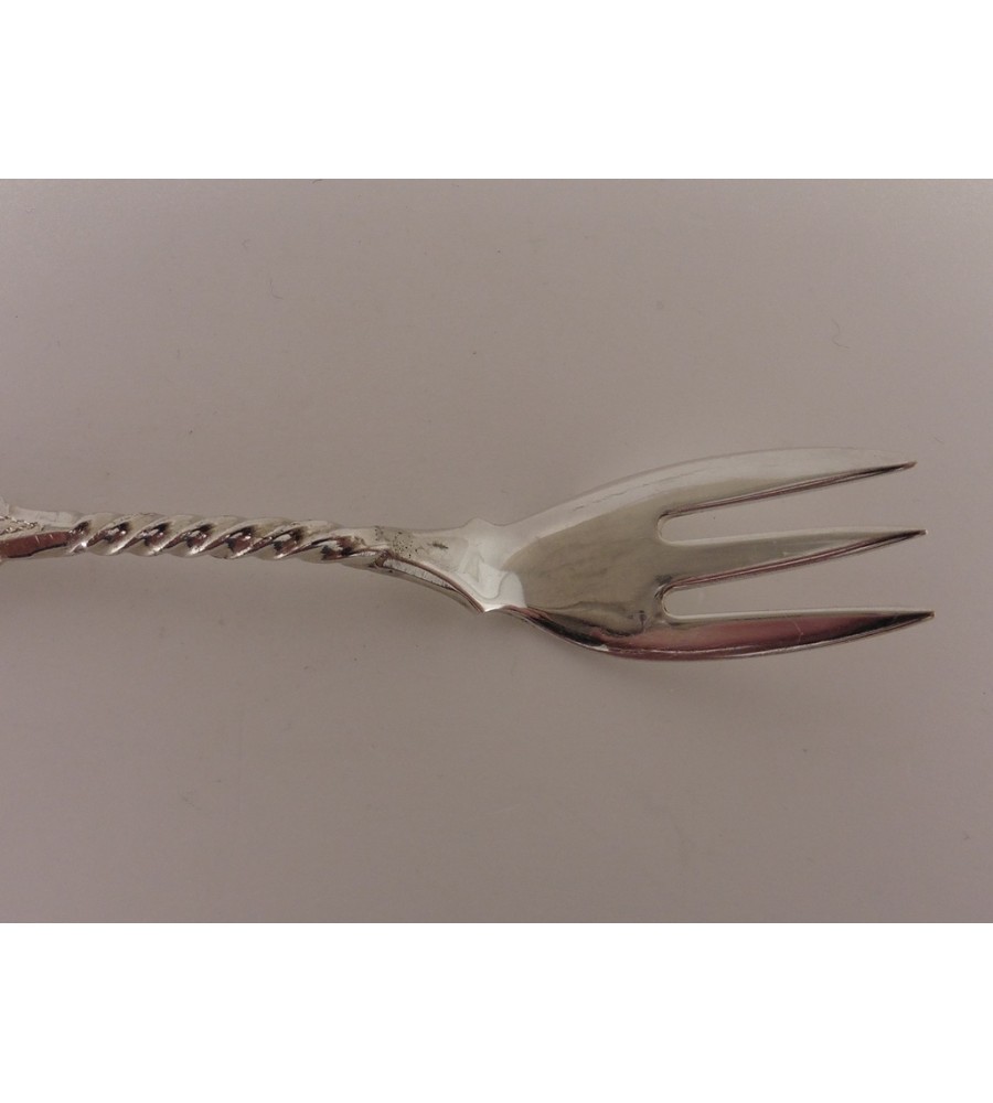 6 zilveren vorkjes Hanekam