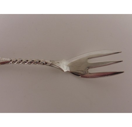 6 zilveren vorkjes Hanekam