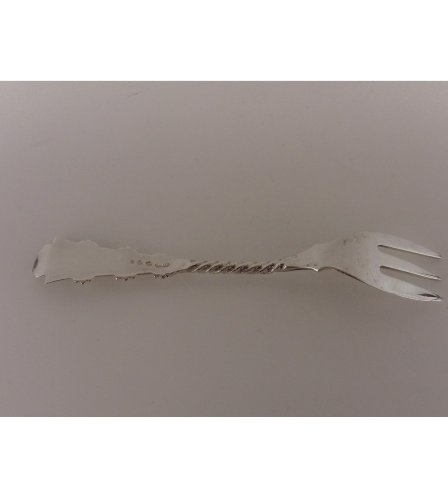 6 zilveren vorkjes Hanekam