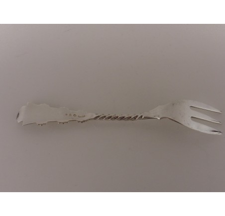 6 zilveren vorkjes Hanekam