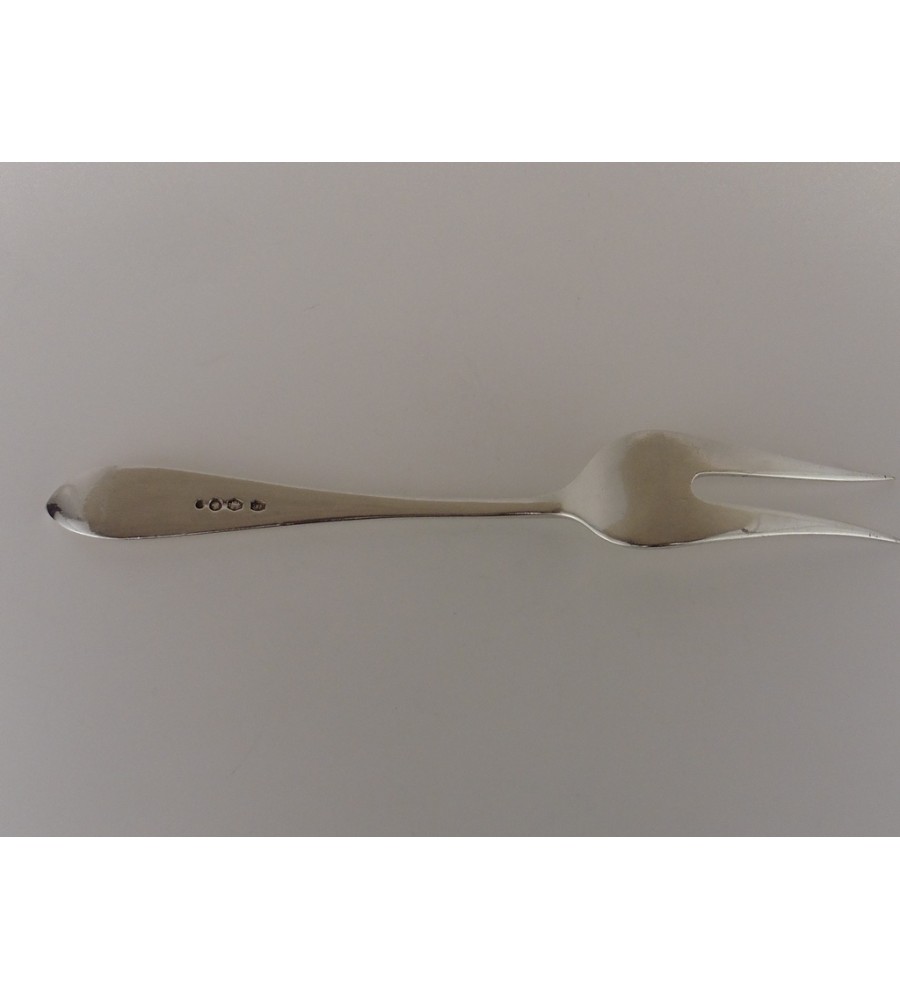 Zilveren vleesvork