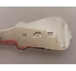 Zilveren roomlepel
