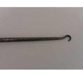 Veter/knoopjeshaak met zilveren heft