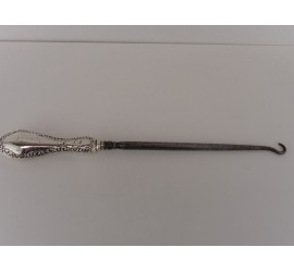 Veter/knoopjeshaak met zilveren heft
