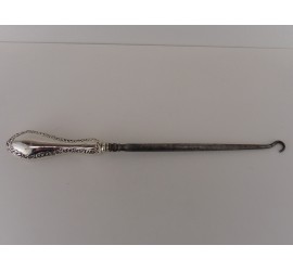Veter/knoopjeshaak met zilveren heft