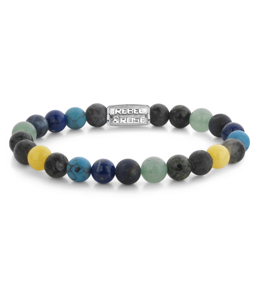 Rebel & Rose armband Stones Only - Ocean Reaf