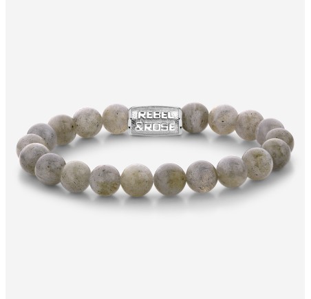 Rebel & Rose armband Stones Only - Labradorite Shield  RR-80122-S