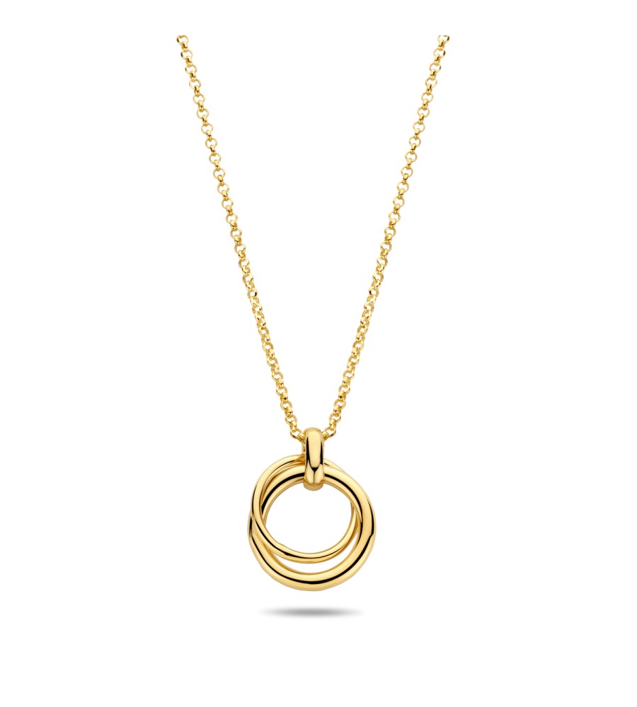 Rosa di Luca zilveren hanger en collier