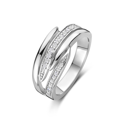 Rosa di Luca zilveren ring met zirkonia  629.146