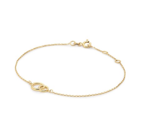 Jackie gouden armband Giro Doppio JKB25.408