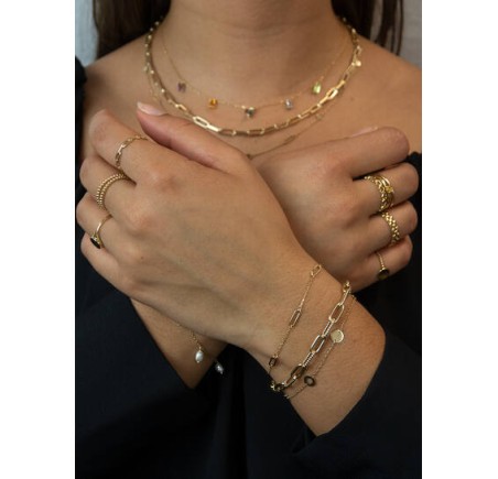 Jackie gouden armband Las Ramblas JKB25.408