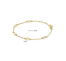 Jackie gouden armband Las Ramblas JKB25.408