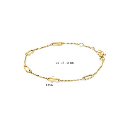 Jackie gouden armband Las Ramblas JKB25.408