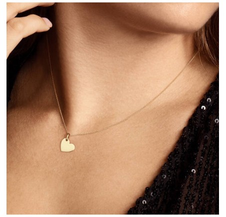 Gouden hanger hart 242.0053.10