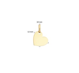 Gouden hanger hart 242.0053.10