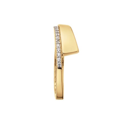 Gouden damesring met zirkonia  214.0106