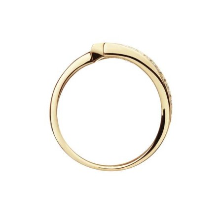 Gouden damesring met zirkonia 214.1027