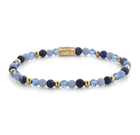 Rebel & Rose armband Mix Winter Blues Glam Rocks RR-40168-G