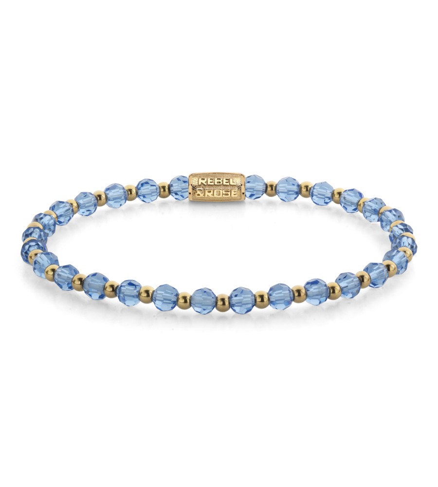 Rebel & Rose armband Winter Blues Glam Rocks