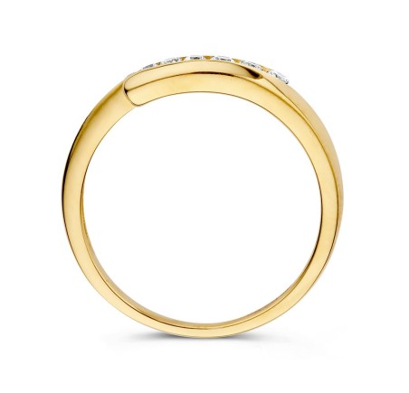 Gouden damesring met zirkonia RB127556
