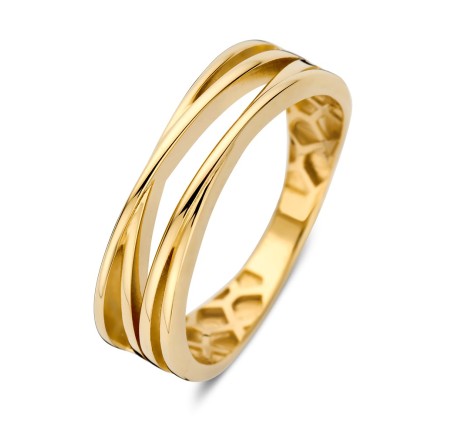 Gouden damesring fantasie RM108164