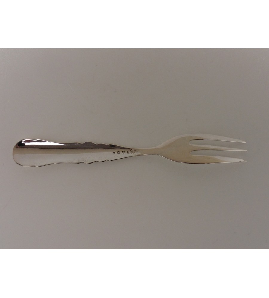 12 zilveren gebaksvorkjes