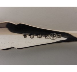 12 zilveren gebaksvorkjes