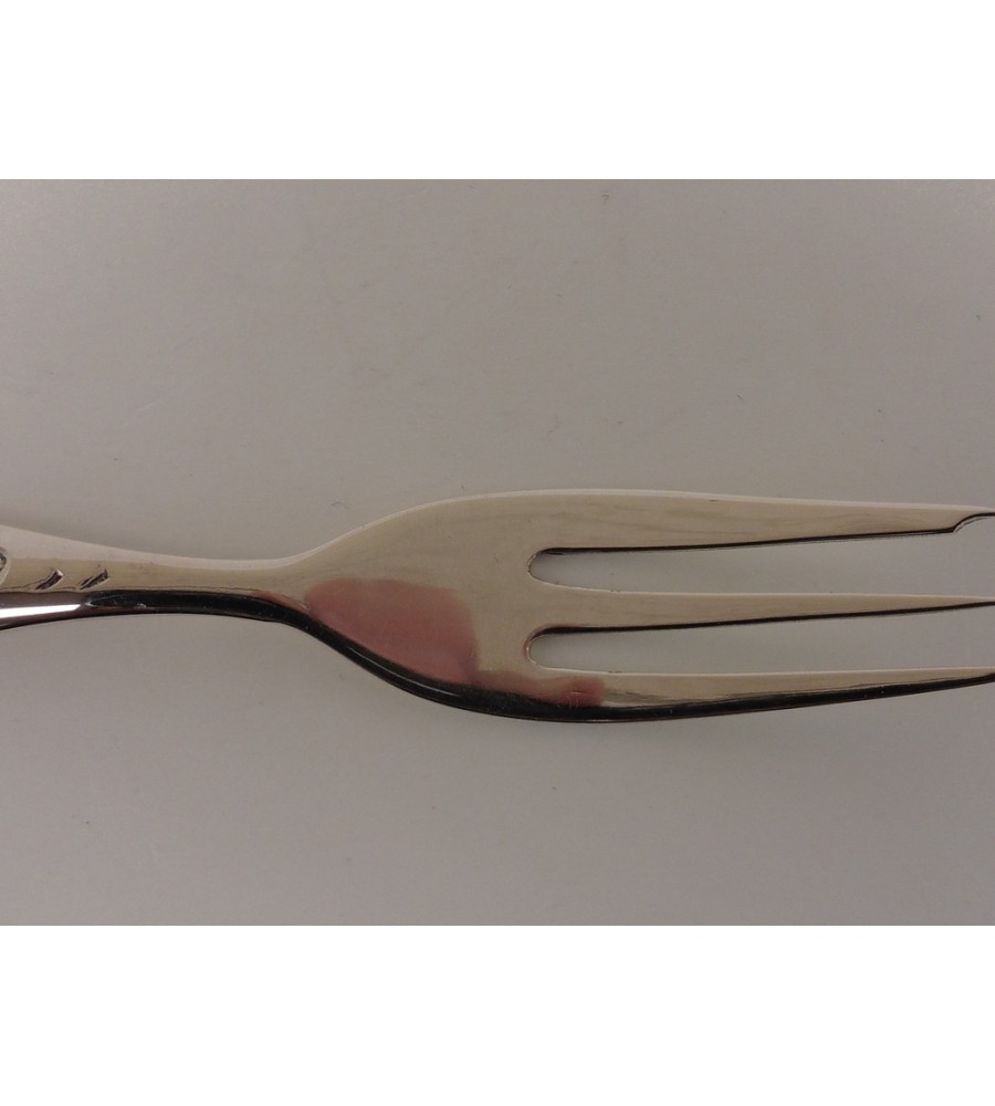 12 zilveren gebaksvorkjes