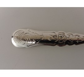 12 zilveren gebaksvorkjes