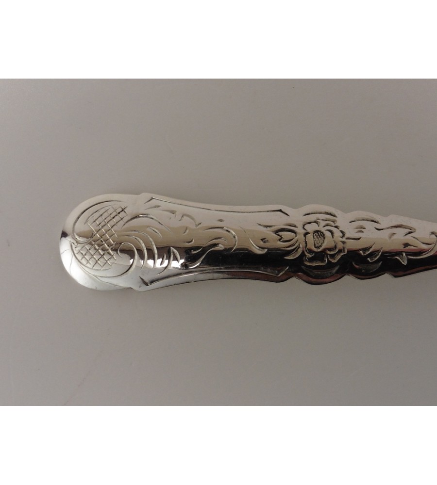 12 zilveren gebaksvorkjes