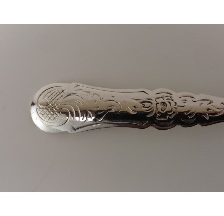 12 zilveren gebaksvorkjes