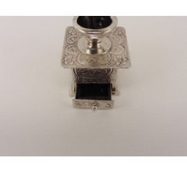 Zilveren miniatuur Koffiemolen