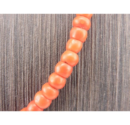 Bloedkoralen collier met gouden slot